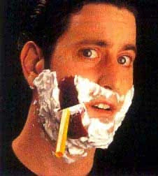 Rasierer Latex Wunde