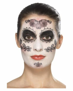 Day Of The Dead Glamour Make-Up Kit 11 Day Of The Dead Glamour Make-Up Kit -FinsternisMode Verkäufe day of the dead glamour make up kit tag der toten schmink set sugar skull halloween makeup 35793 5