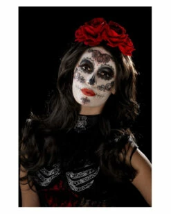 Day Of The Dead Glamour Make-Up Kit 12 Day Of The Dead Glamour Make-Up Kit -FinsternisMode Verkäufe day of the dead glamour make up kit tag der toten schmink set sugar skull halloween makeup 35793 6