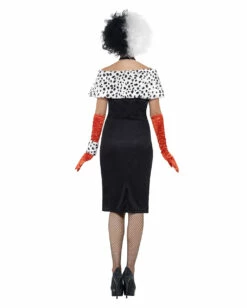 Evil Madame Kostüm -FinsternisMode Verkäufe evil madame kostuem dalmatiner verkleidung frauen boese hundedame kostuem 21037 3