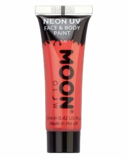 Glow In The Dark Make-up Neon Rot