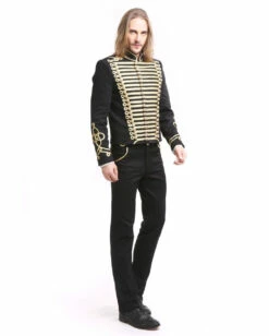 Gothic Parade Jacke Schwarz Gold 9 Gothic Parade Jacke Schwarz Gold -FinsternisMode Verkäufe gothic parade herren jacke schwarz gold offiziersjacke mit gold boduere dompteursjacke schwarz 39104 4