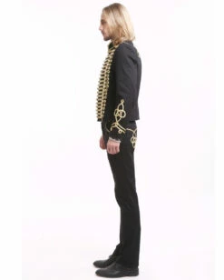Gothic Parade Jacke Schwarz Gold 10 Gothic Parade Jacke Schwarz Gold -FinsternisMode Verkäufe gothic parade herren jacke schwarz gold offiziersjacke mit gold boduere dompteursjacke schwarz 39104 5