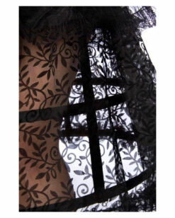 Gothic Queen Damenkostüm Mit Reifrock -FinsternisMode Verkäufe gothic queen damenkostuem mit reifrock gothic queen ladies costume with hop skirt 54413 03