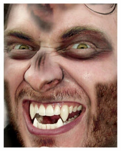 Werwolf Fangs Doppeleckzähne -FinsternisMode Verkäufe scarecrow werwolf eckzaehne werwolf deluxe zaehne von scarecrow 15293 03