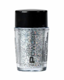Glitterpuder Silber Im Streuer