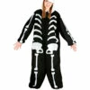 Skelett Onesie Damen Mit Kapuze