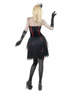 Zombie Burlesque Kostüm -FinsternisMode Verkäufe zombie burlesque kostuem untote can can taenzerin verkleidung halloween zombie walk costume 21044 4